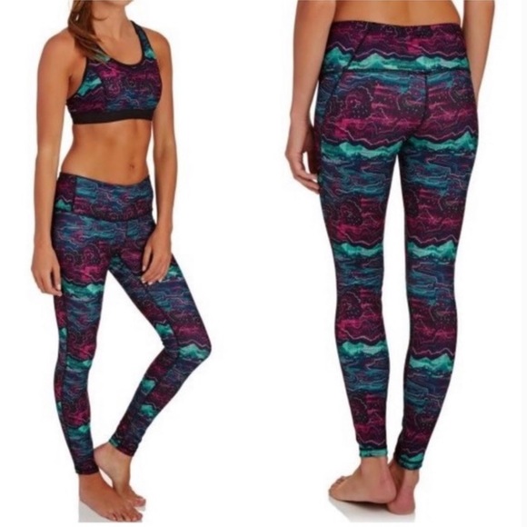 Patagonia Pants - Patagonia Centered Yoga Tights Canyon Glades Sz Xs